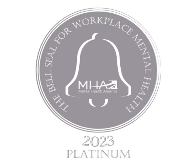 The Bell Seal for Workplace Mental Health - 2023 Platinum