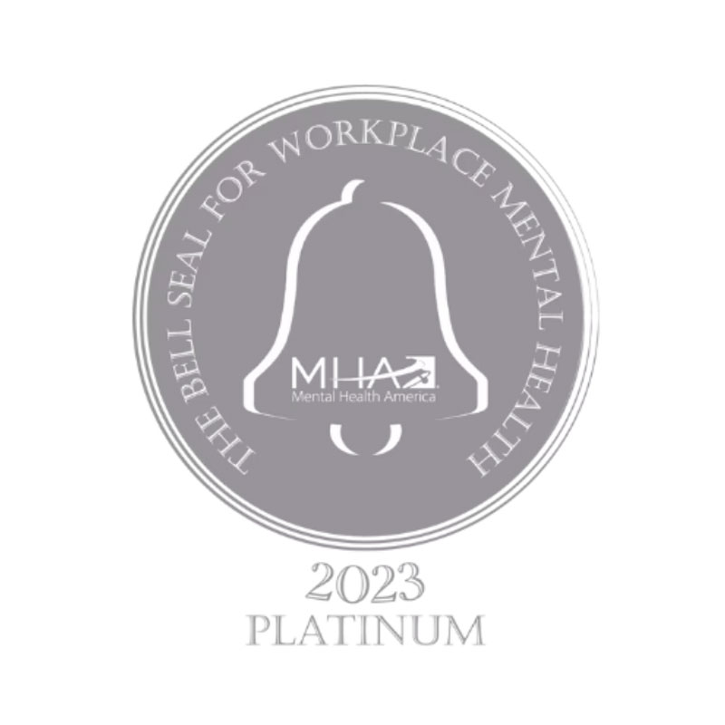 The Bell Seal for Workplace Mental Health - 2023 Platinum