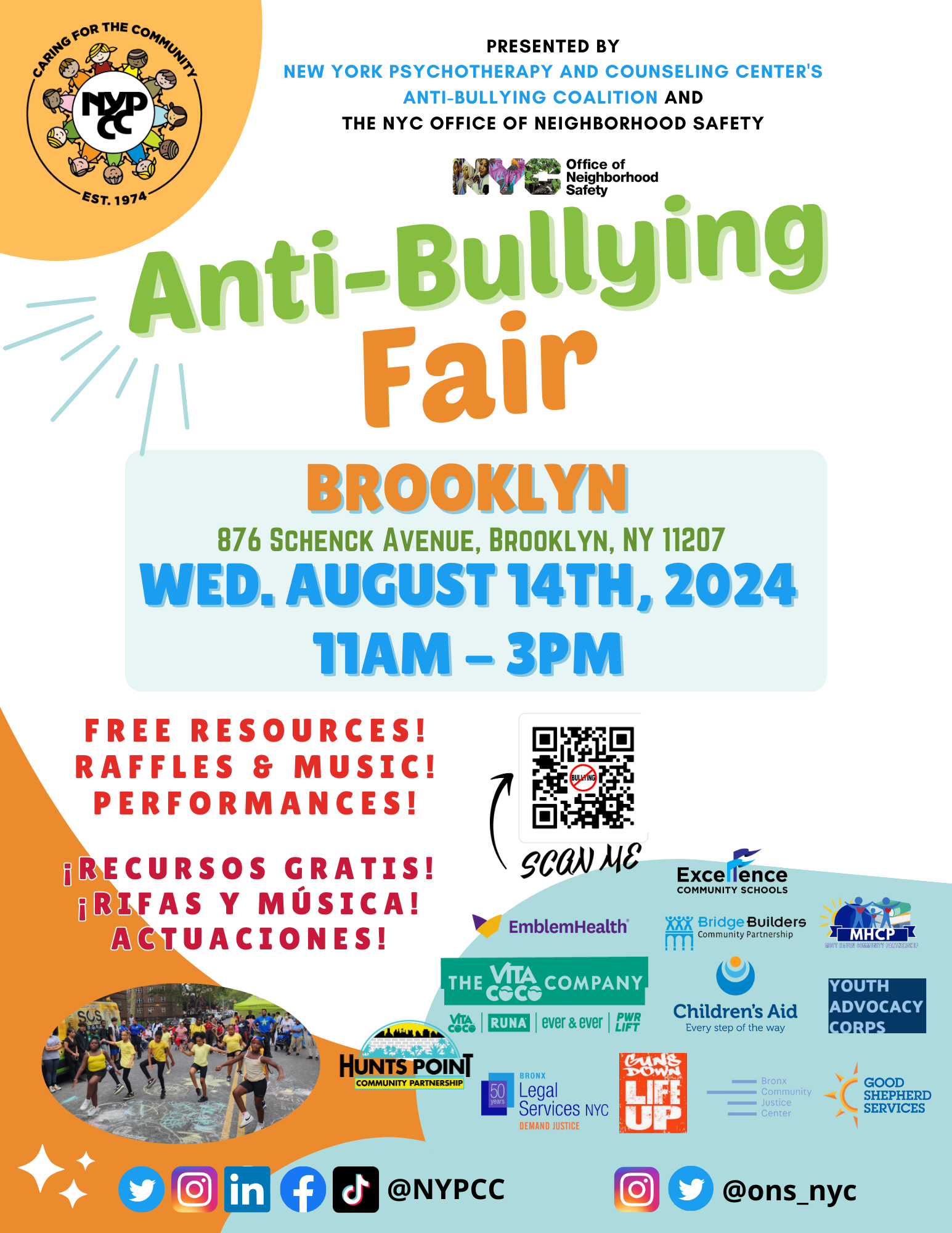Anti-Bullying Fair August 14, 2024